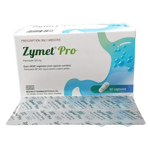 Pack Image: Zymet Pro 325 mg Capsule (9 x 10)