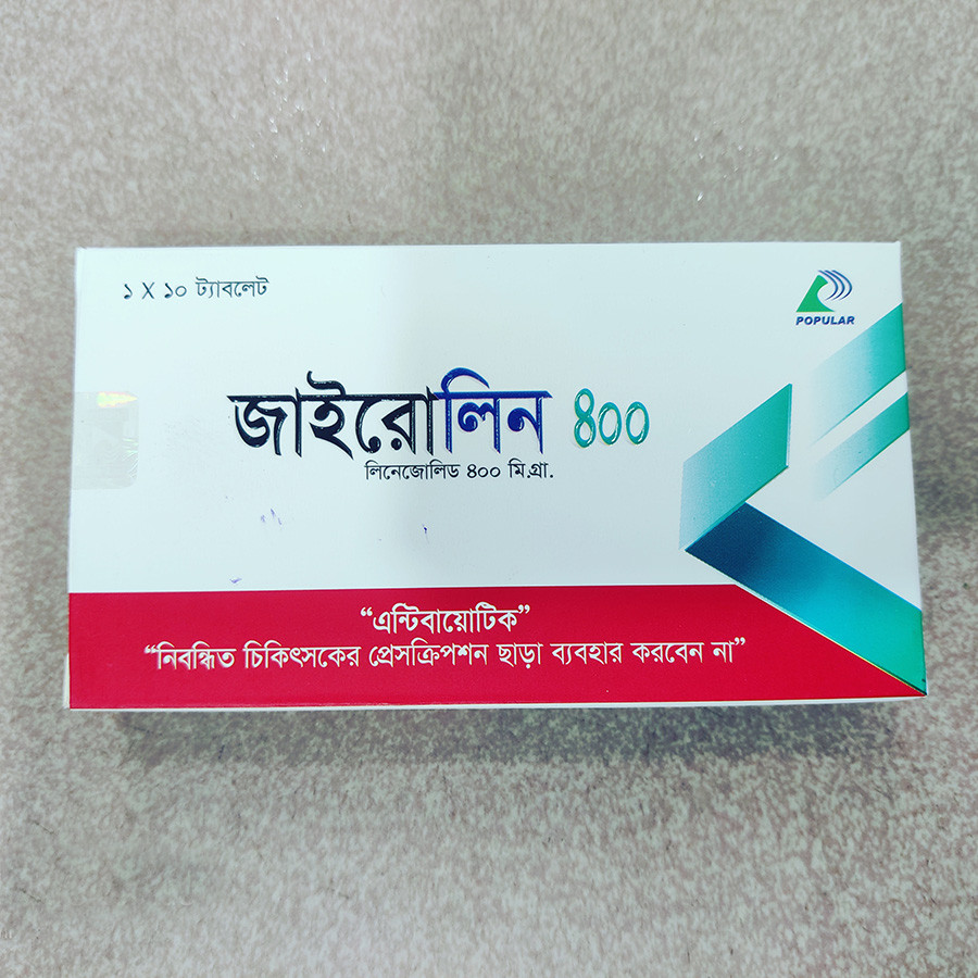 Pack Image: Zyrolin 400 mg Tablet (1 x 10)