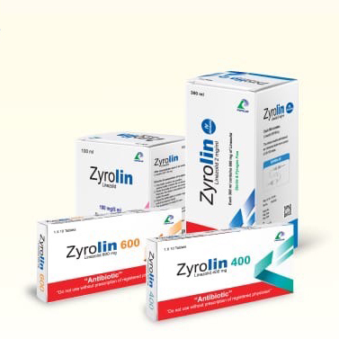 Pack Image: Zyrolin 600 mg Tablet (1 x 10)